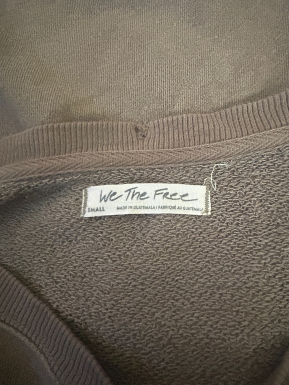 Free People We The Free Camden Texas Oversized Sweatshirt Small - Picture 5 of 8
